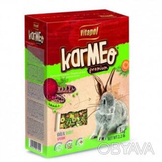  Преміум корм Vitapol Karmeo для кроликів, 1кг Корм ​​Vitapol Karmeo - це корм п. . фото 1
