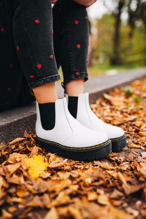 
Женские ботинки белые зимние Dr. Martens Jadon 
Dr. Martens — это лучшая обувь . . фото 3