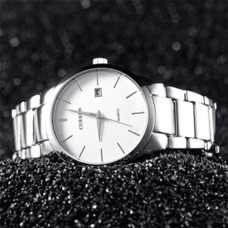 
Мужские часы наручные серебристые классические Curren 8106 Silver-White
Модные . . фото 3