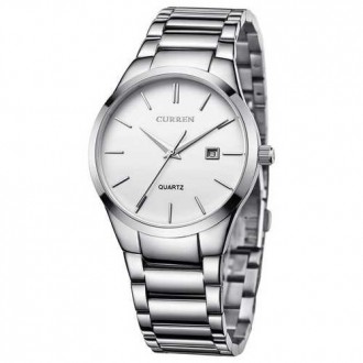 
Мужские часы наручные серебристые классические Curren 8106 Silver-White
Модные . . фото 2