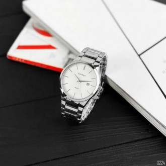 
Мужские часы наручные серебристые классические Curren 8106 Silver-White
Модные . . фото 4