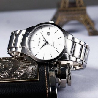 
Мужские часы наручные серебристые классические Curren 8106 Silver-White
Модные . . фото 9