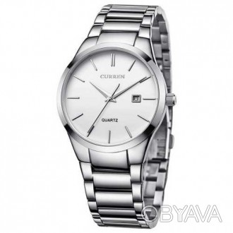 
Мужские часы наручные серебристые классические Curren 8106 Silver-White
Модные . . фото 1
