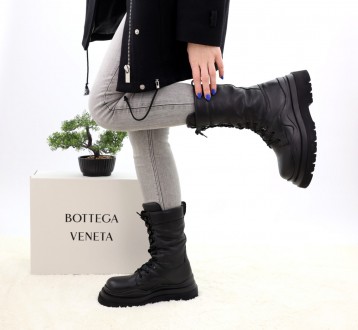 Ботинки женские черные зимние Bottega Veneta
Женские ботинки Боттега Венета в од. . фото 5