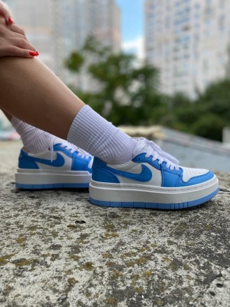 Кроссовки женские синие Nike Air Jordan 1 Low Elevate
Низкие женские кроссовки N. . фото 8