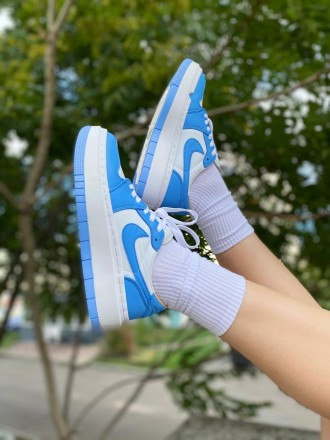 Кроссовки женские синие Nike Air Jordan 1 Low Elevate
Низкие женские кроссовки N. . фото 4