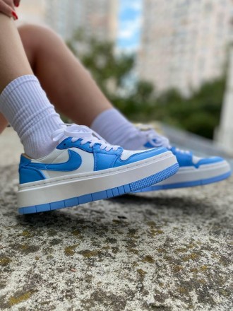 Кроссовки женские синие Nike Air Jordan 1 Low Elevate
Низкие женские кроссовки N. . фото 9