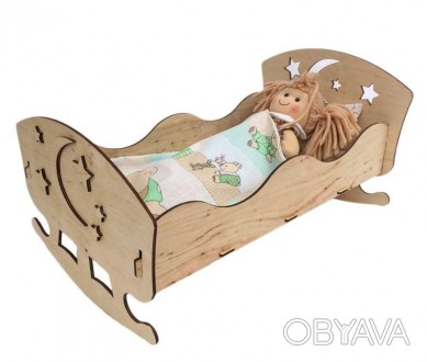 Кроватка для куклы ТМ ДереВо 
 
Отправка данного товара производиться от 1 до 2 . . фото 1