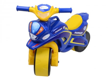Каталка Doloni-toys Байк Полиция Синий с желтым /570 
 
Отправка данного товара . . фото 4