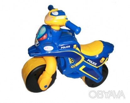 Каталка Doloni-toys Байк Полиция Синий с желтым /570 
 
Отправка данного товара . . фото 1