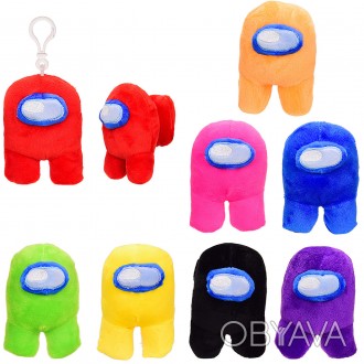 Мягкая игрушка герои AMONG US, 8 цветов, 10 см, в п/э /120/ 
 
Отправка данного . . фото 1