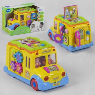 Развивающая игрушка Школьный автобус Hola Toys. Харків. фото 1