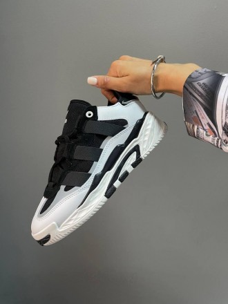 Кроссовки женские черно-белые Adidas Niteball
Стильные спортивные женские кроссо. . фото 3