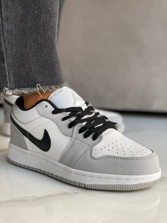 Кроссовки женские серые Nike Air Jordan Retro 1 Low 
Низкие женские кроссовки На. . фото 8