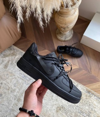 Кроссовки женские черные Nike Air Force 1 Low Custom 2.0
Шикарные кастомные женс. . фото 1