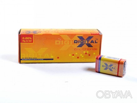 Батарейки X-Digital Крона/1 /10/ 
 
Отправка данного товара производиться от 1 д. . фото 1