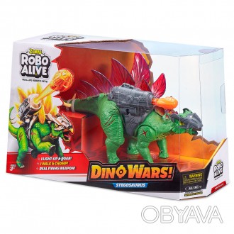 Интерактивная игрушка Pets Robo Alive Война Динозавров Боевой Стегозавр // 
 
От. . фото 1