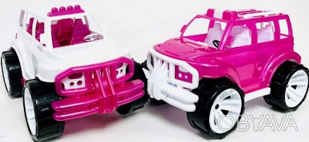 Внедорожник классический малый розовый кузов, Бамсик 32*18,5*18см /8/ 330 ish 
О. . фото 1