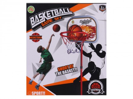 Баскетбольний кошик FX666-2 на стійці з м'ячем,насосом кор.35*10,5*30,5см 
 
Отп. . фото 2