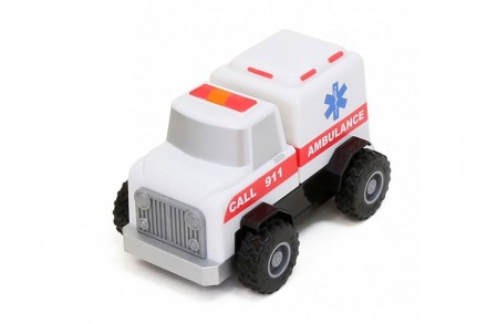 
Детский магнитный конструктор Popular Playthings Build-a-Truck серии Fire and R. . фото 3