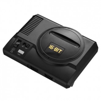 Портативная игровая консоль, выполненная в форме классической Sega Mega Drive. П. . фото 2