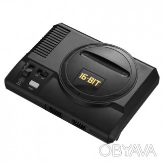 Портативная игровая консоль, выполненная в форме классической Sega Mega Drive. П. . фото 1