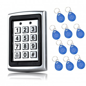 Кодовая панель RFID 7612 + 10 брелоков. Миколаїв. фото 1 Кодовая панель RFID 7612 + 10 брелоков. Миколаїв. фото 1