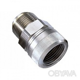 Муфта поворотная 3/4"BSPT Х 1"BSPP REWOLT (RE SLS34-1) соединяет шланг и топливо. . фото 1