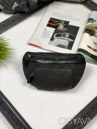 
 
 Нагрудная сумка (бананка ) Gucci Supreme GG black
Материал : Канвас
Размеры . . фото 1