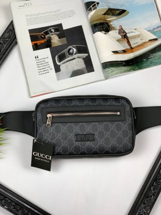 
 
 Поясная мужская сумка Gucci GG Supreme classic
Материал: Канвас на передней . . фото 2