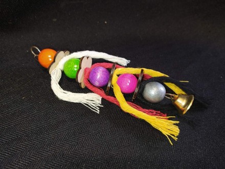 Игрушка для различных животных с цветными колокольчиком, имеет крючок для подвеш. . фото 3