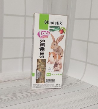 LoLo Pets Smakers for RODENTS Лакомства для грызунов и кроликов с яблоком
Витами. . фото 2