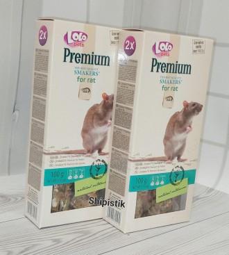 LoLo Pets Premium Smakers for RAT Лакомства для декоративных крысм
Витаминизиров. . фото 2