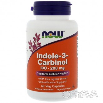 Индол 3 карбинол Now Foods Indole-3-Carbinol для здоровья репродуктивной системы. . фото 1