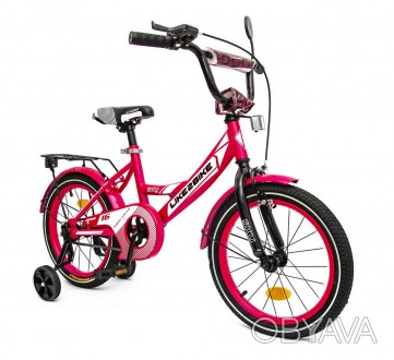 Велосипед детский 2-х колес.16'' 211603Like2bike Sky, розовый, рама сталь, со зв. . фото 1