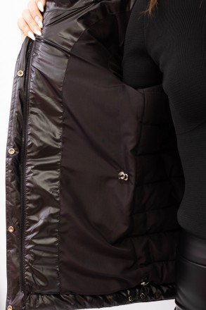 
Демисезонная куртка Fine Baby Cat черного цвета. Куртка приталенного покроя, ук. . фото 7