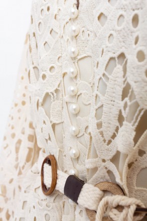 
Оригинальное платье Top Woman бежевого цвета, производство Турция. Ткань мягкая. . фото 5