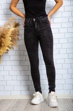 
Стильные женские джинсы зауженные. Покрой облегающий, тянется, длинна полная. Т. . фото 1