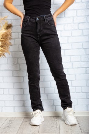 
Стильные женские джинсы большие размеры. Покрой свободный, длинна полная. Ткань. . фото 2
