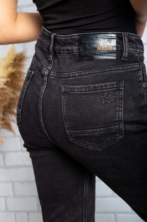 
Стильные женские джинсы большие размеры. Покрой свободный, длинна полная. Ткань. . фото 5