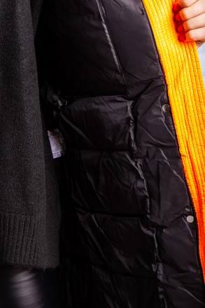 
Оригинальная куртка Visdeer. Куртка зимняя, удлиненная. Ткань матовая, материал. . фото 7