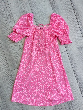 
Стильное платье производство Турция. Платье розового цвета. Крой приталенный, д. . фото 3