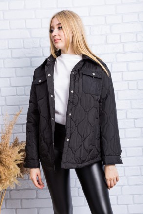 
Стильная демисезонная куртка Lady Yep, Китай. Силуэт куртки прямой, капюшона не. . фото 2