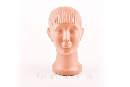 Манекен об'ємний голова дитяча.
Матеріал - високоякісний гіпоалергенний пластмас. . фото 3
