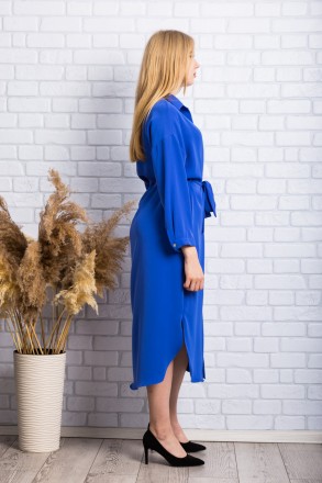 
Стильное платье производство Турция. Крой прямой, длина средняя, юбка прямая с . . фото 4