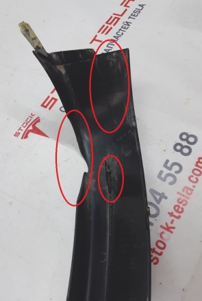 Накладка крыла заднего левого пластик с повреждением Tesla model X 1035290-00-G
. . фото 4