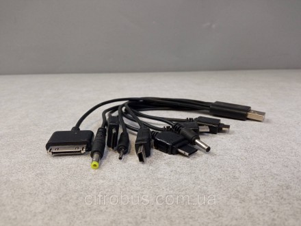 Универсальная USB-зарядка для телефонов 10в1 (кабель)/ Зарядный кабель совместим. . фото 4