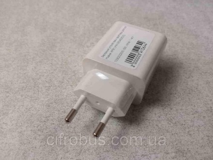 Тип
мережне ЗУ
Роз' ємів USB
1 шт
Ток заряда
5 A
Потужність на 1 пристрій
22.5 В. . фото 4