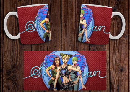 Чашка "Невероятные приключения ДжоДжо: Каменный океан" / Кружка JoJo's Bizarre A. Мелитополь. фото 1