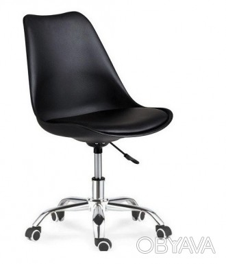Кресло, регулируется по высоте с помощью газлифта, поворачивается, сиденье пласт. . фото 1